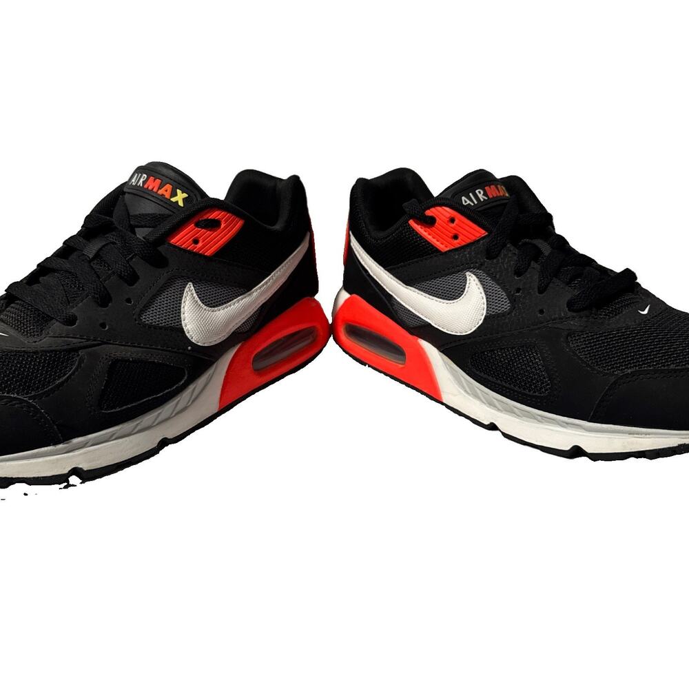 Nike Air Max IVO Black White Cool Grey Total Crimson 580518-016 Men's Size 8